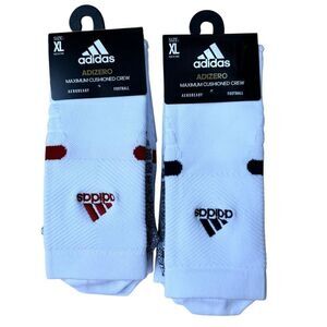 ADIDAS ADIZERO FOOTBALL CREW SOCKS MAX cushioned size XL 12-16 shoe size NWT
